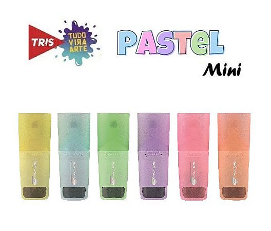 Marca Texto Tris Liqeo Mini Tom Pastel a Escolha