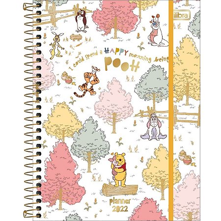 Agenda Espiral Planner POOH M7 - Tilibra