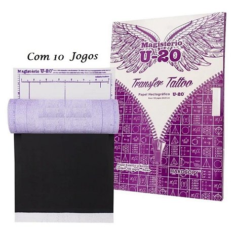 10 Hectograficos (Stencil Tatoo) Magisterio Decalque U20