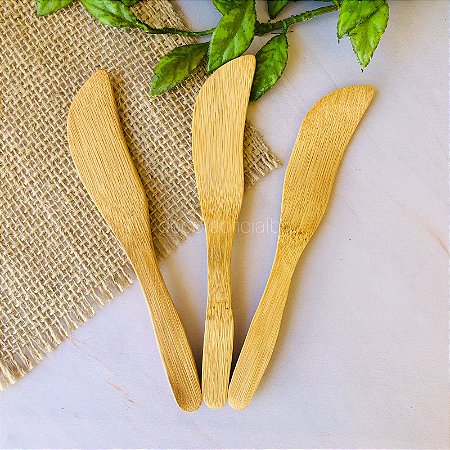 Jg Espatulas Para Pate Bambu 3pc