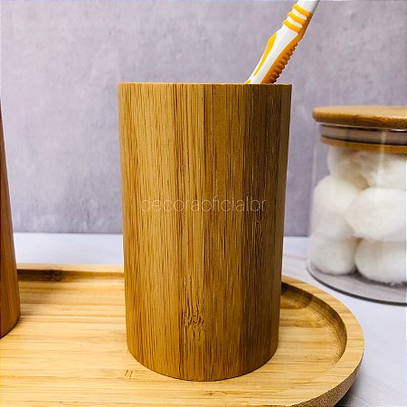 Porta Escova Bambu
