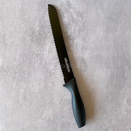 Faca Para Pão Antiaderente Inox 8"
