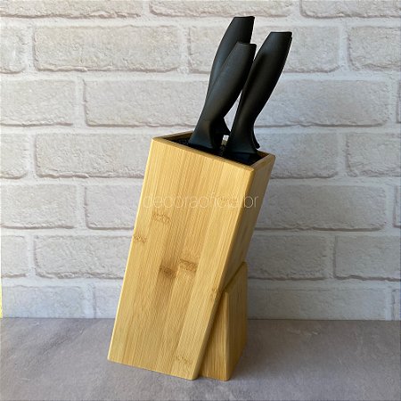 Cepo De Facas Bambu