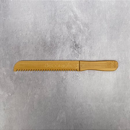 Faca Para Pão Bambu
