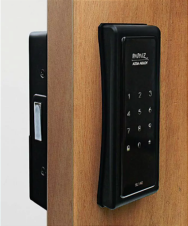 Fechadura Digital SL140 Preto Papaiz
