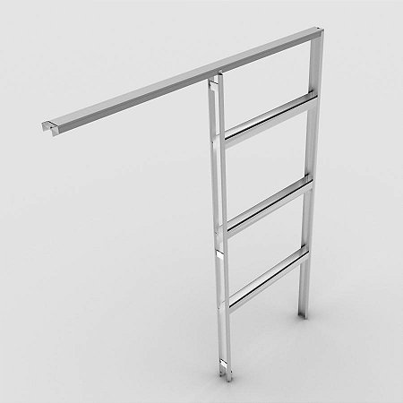 Kit Porta Embutida Único Eclisse Drywall
