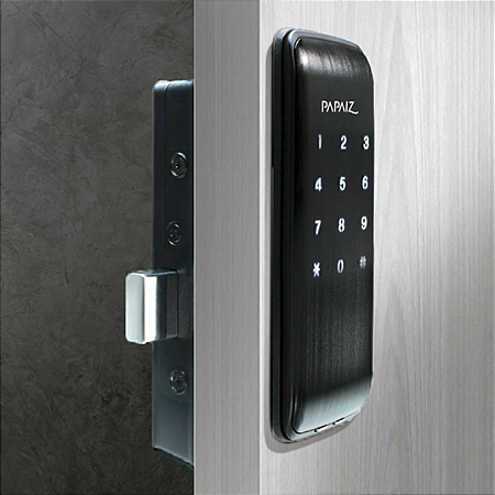 Fechadura Digital SL125 Preto Papaiz