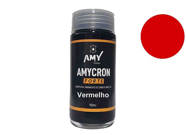 tinta para couro, sapatos, bolsas amycron forte