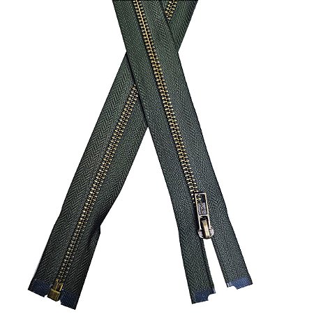 Zíper Para Jaquetas De Metal Inox Alta Resistência