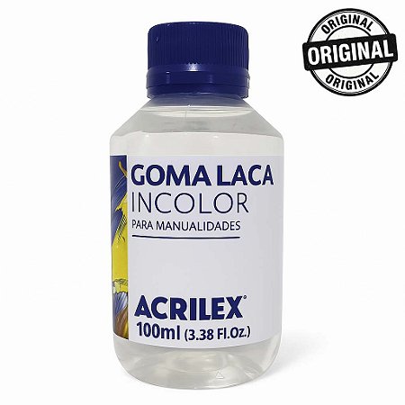 Goma Laca Incolor 100 ml Seladora e Verniz Transparente
