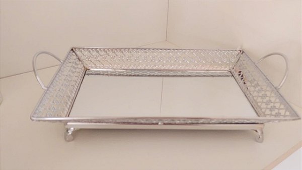 BANDEJA 21X4 CM VIDRO(4658)