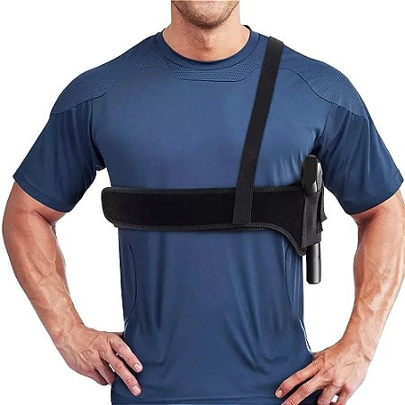 Coldre Abdominal Axilar Velado Em Neoprene Para Corrida