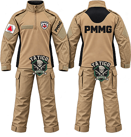 Novo Fardamento PMMG Conjunto B1 Calça + Gandola Combat Shirt