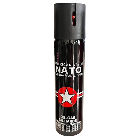 Spray de Defesa Pessoal 110 ml Nato Gás Lacrimogênio Extra Forte