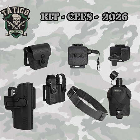 KIT CINTO DE GUARNIÇÃO CEFS 2026 COMPLETO