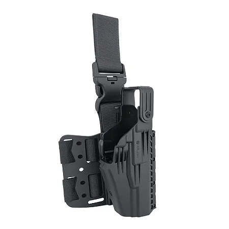 Coldre Hunter SP Bélica c/ plataforma de perna p/ Glock Taurus Bereta