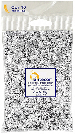 LANTEJOULA ARTIGO FLOR METALIZADA