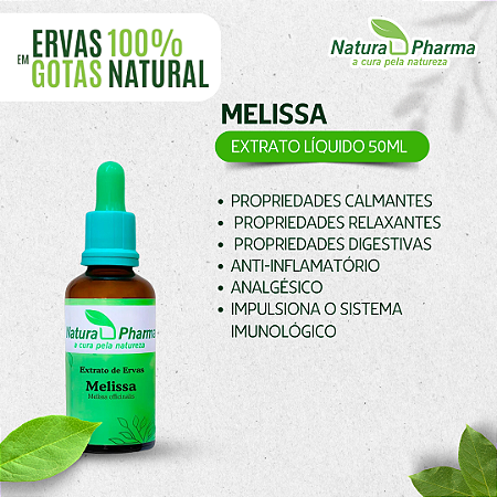 Extrato Fluido Melissa - 50ml