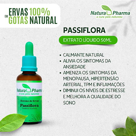 Extrato Fluido de Passiflora - 50ml