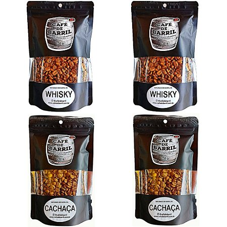 Kit Grão - 02 Premium Whisky 250g / 02 Premium Cachaça 250g - 86 Pontos