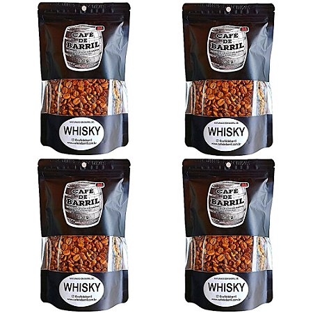 Kit Grão - Café Especial Premium Maturado em Barril de Whisky 250g - 86 Pontos