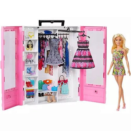 Acessórios para Boneca - Barbie Fashionista - Roupa - Vestido Rosa de  Coração - Mattel