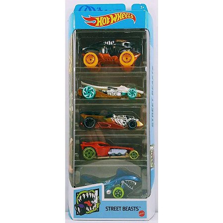 Carrinhos Hot Wheels Pacote Presente com 5 Carros - MATTEL