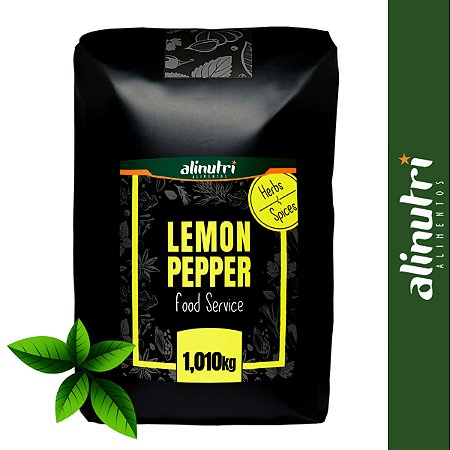 Tempero Lemon Pepper 1,010kg Alinutri