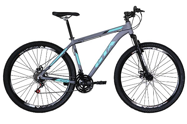 Bicicleta Aro 29 Gta Start Alumínio 21v Freios a Disco Hidráulicos Garfo com Suspensão