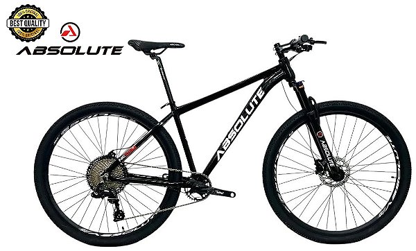 Bicicleta Aro 29 Nero 5 Inteira Absolute 12v Garfo com Trava k7 11/52D Freios Hidráulicos
