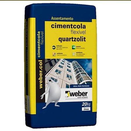 Argamassa AC3 20kg Quartzolit