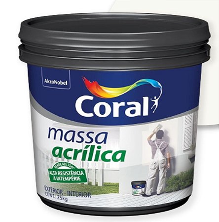Massa Coral Acrilica 25kg