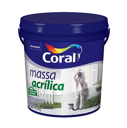 Massa Coral Acrilica 5,4kg