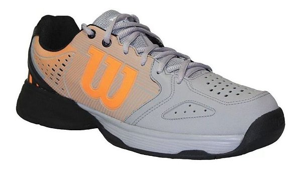 Tênis Modelo K Tour Masculino Cinza/laranja - Wilson