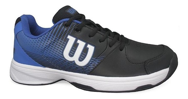 Tênis Wilson - Modelo Ace Plus - Preto E Azul - Wilson