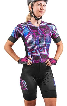 Macaquinho Ciclista Feminino Harpy - Bike Mtb - Poker