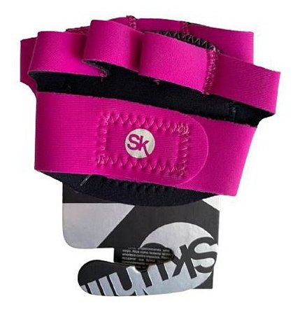 Luva Protetor Palmar Com Dedo Neoprene - Rosa - Skyhill