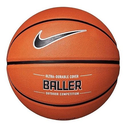 Bola de Basquete Nike Swoosh Mini Tamanho 3 - Preta com Cinza