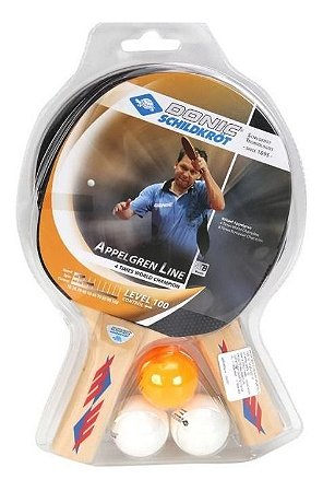 Kit Tênis De Mesa Ping Pong Donic Modelo Set 100