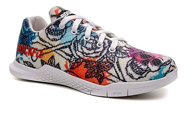 Tênis Para Cross Training Rock Fit Grip 2- Skull Sola Branca
