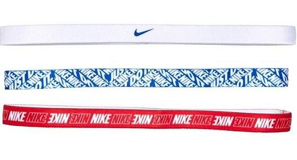 Hairbands Elástico De Cabelo Com 3 Unidades Nike