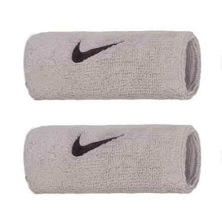 Munhequeira Nike Grande Swoosh Double Wide - Cinza