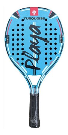 Raquete Beach Tennis Fiber Glass Infantil Feminino Turquoise