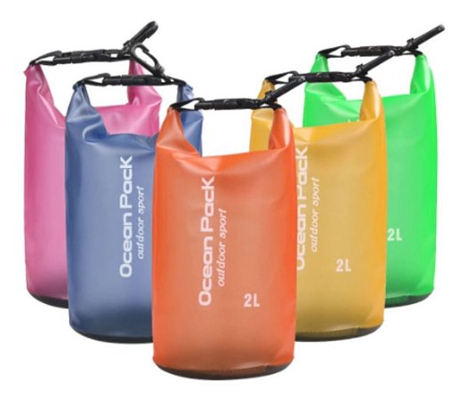 Bolsa Em Pvc Inflável Ocean Pack 2l, Multiuso, Prova D Água
