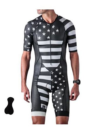 Macaquinho Cyclo, Triathlon Ciclismo Running Masculino