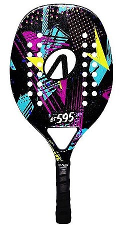 Raquete De Beach Tennis Acte Sports, Fibra + Carbono