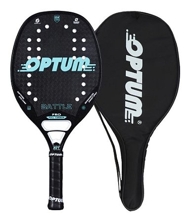 Raquete De Beach Tennis Optum Full Carbono 12k Avt Pró