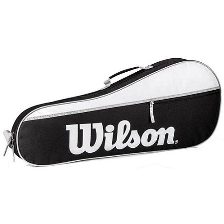Raqueteira Wilson Esp Advantage Pro Triple - Preto / Branco