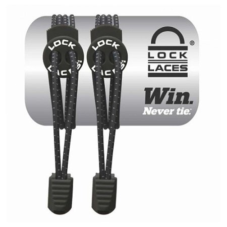 Cadarço Elástico Lock Laces - Corrida, Triathlon, Duathlon