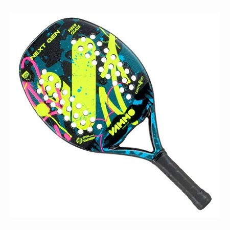 Raquete Beach Tennis Vammo Next Gen Fibra E Eva - Turquesa